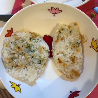 離乳食完了期　ご飯でおやき風　豚ひき肉入り☆